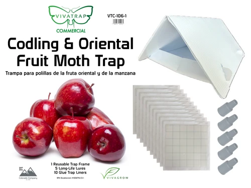 VivaTrap Commercial VTC-106-1 Re-usable Codling Moth & Oriental Fruit Moth Trap Kit 199874745497