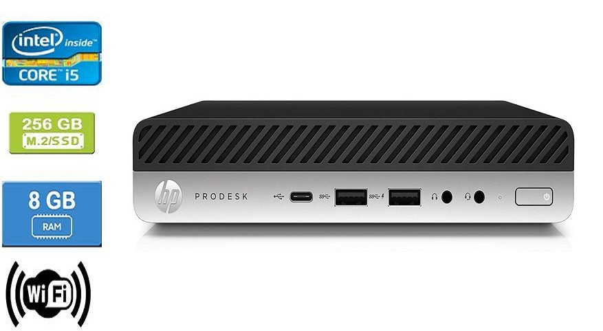 HP ミニPC i5-8500T/16GB/960GB SSD HP ProDesk 600 G5 Mini Desktop PC - Core i5-9500T / 8GB RAM