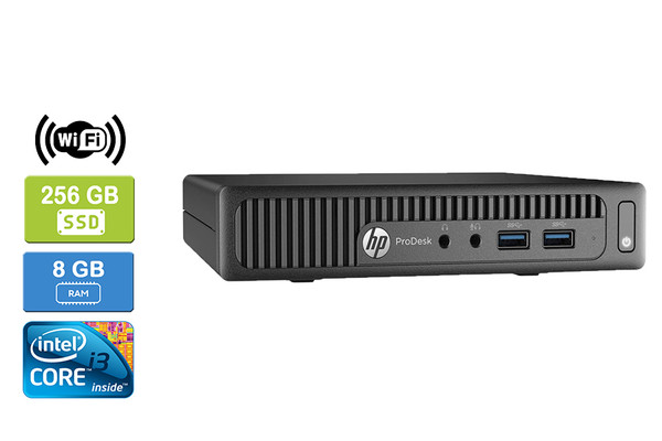 HP 600 G1 MINI (000014) Intel Core i3-4160T 8GB 256GB SSD Win 10 Pro
