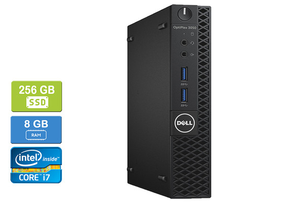 DELL 3050 MICRO (100349) Intel Core i7-6700T 8GB 256GB SSD Win 10 Pro