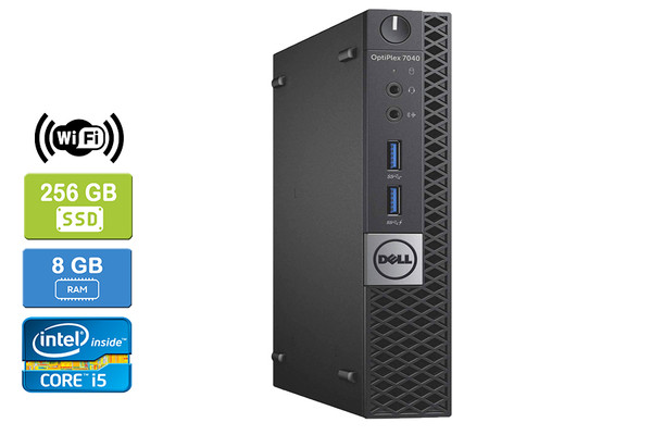 DELL 7040 MICRO (101032) Intel Core i5-6400T 8GB 512GB SSD Win 10 Pro