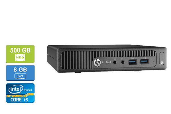 HP 600 G1 MINI (000496) Intel Core i5-4570S 8GB 500GB HDD Win 10 Pro