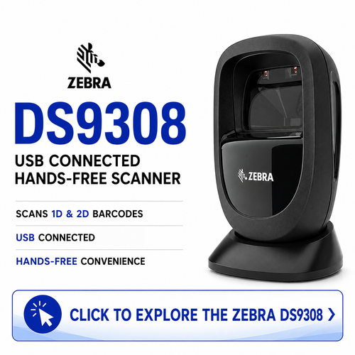 Zebra DS9308 2D USB Barcode Scanner