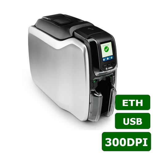 Zebra ZC300 USB & ETH Card Printer