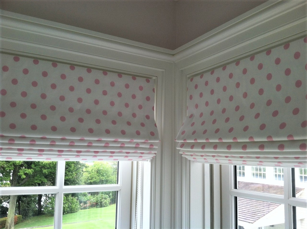 Country Curtains, Polka Dot Roman Shade