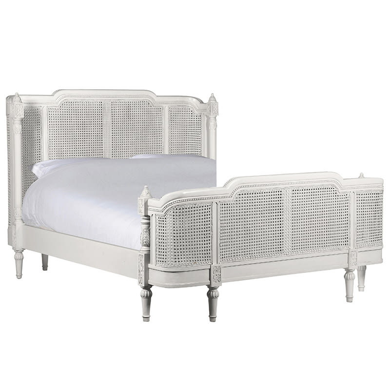 Rattan Bed, French Provincial Bedroom Furniture