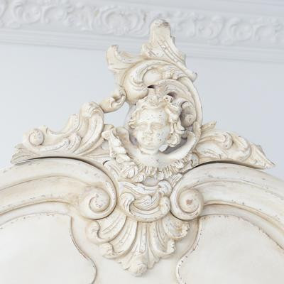 french Chateau Ivory Armoire wardrobe