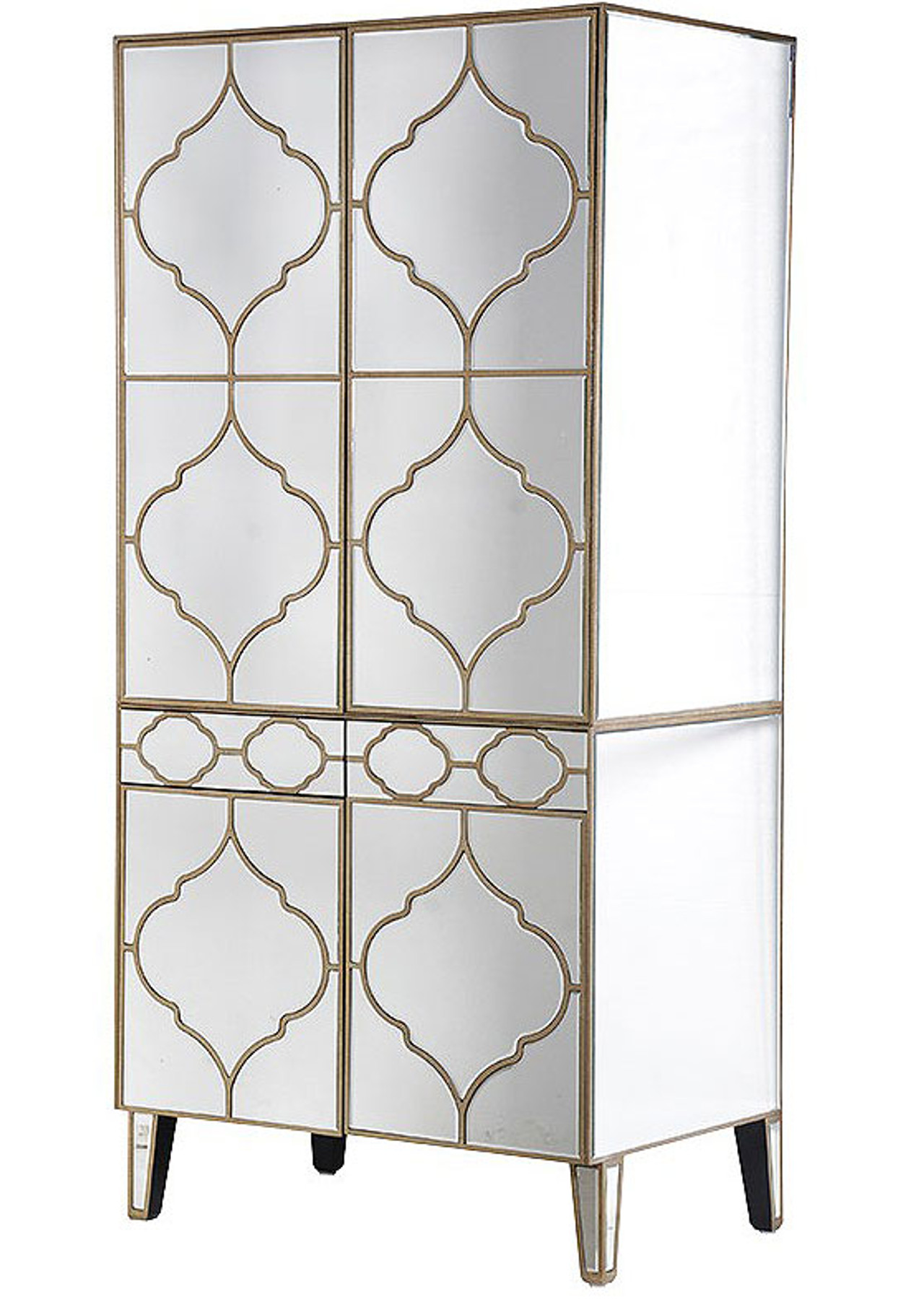 Mirrored Armoire Antique Style