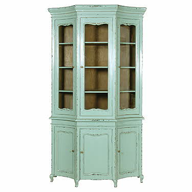 French Style Bookcase, Black Shabby Chic French Furniiture