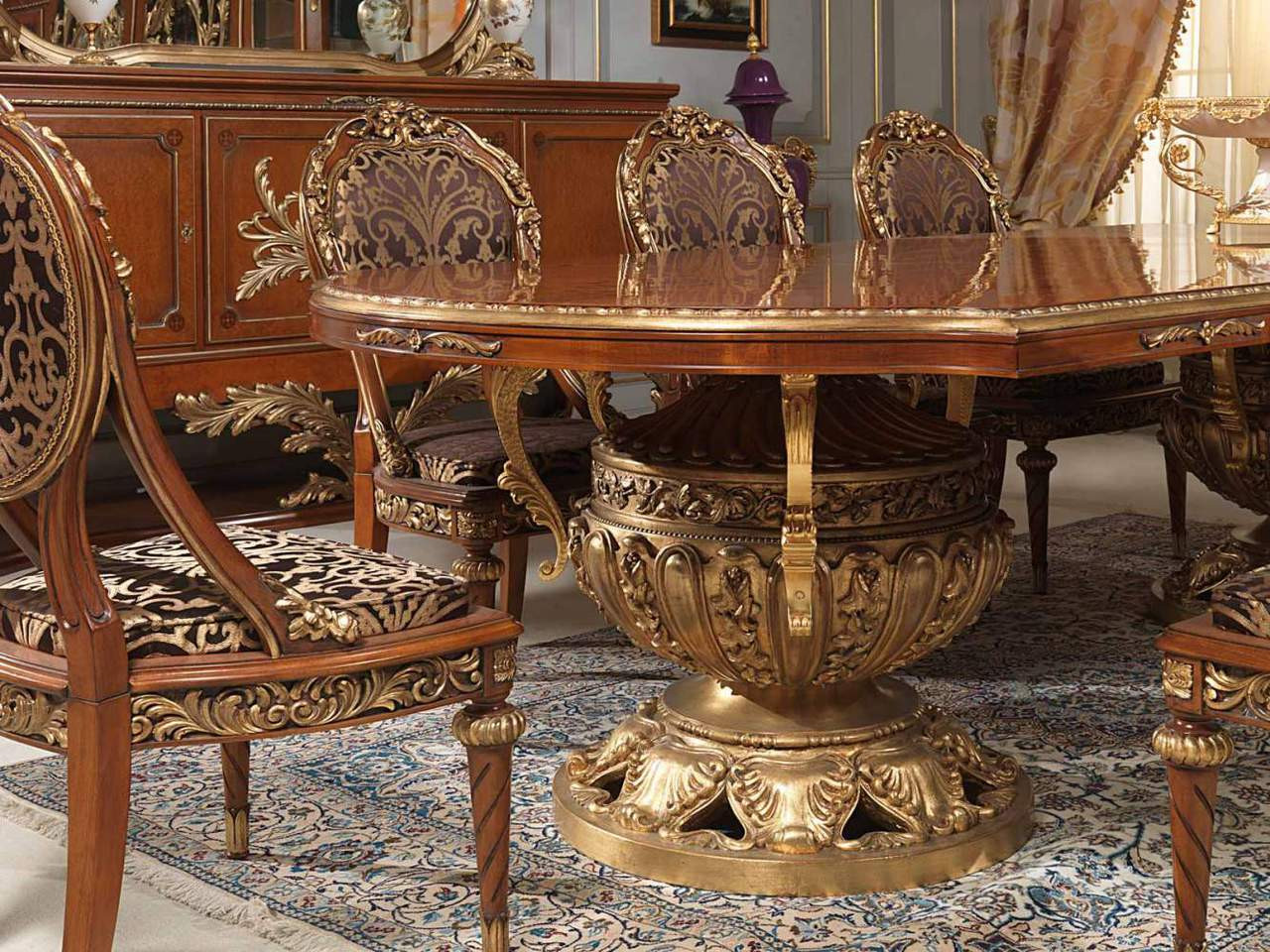 French Dining Room Furniture Set, Versailles