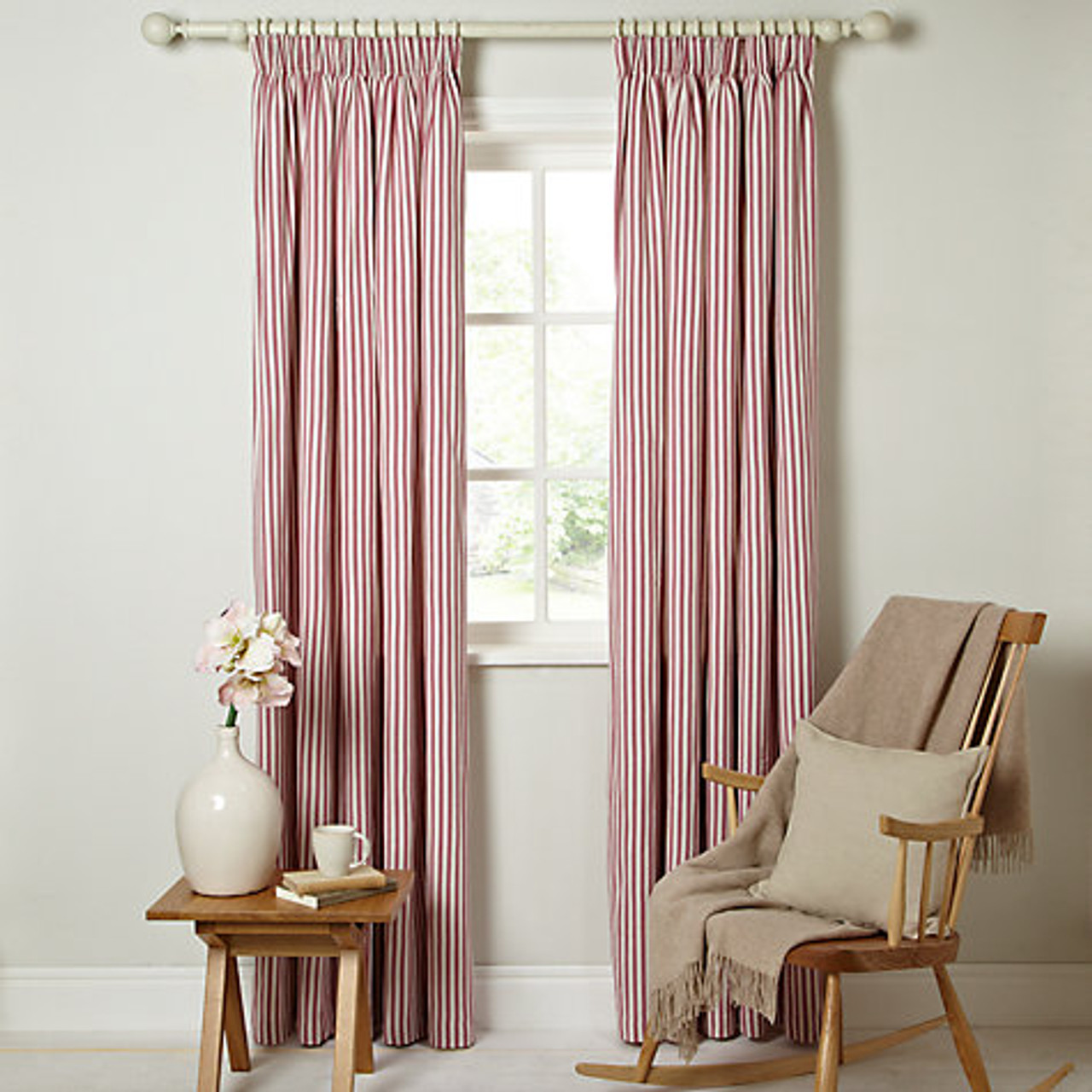 Striped curtains sale