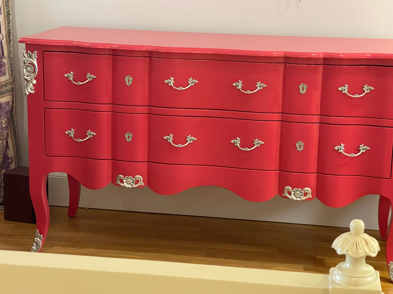red dresser
