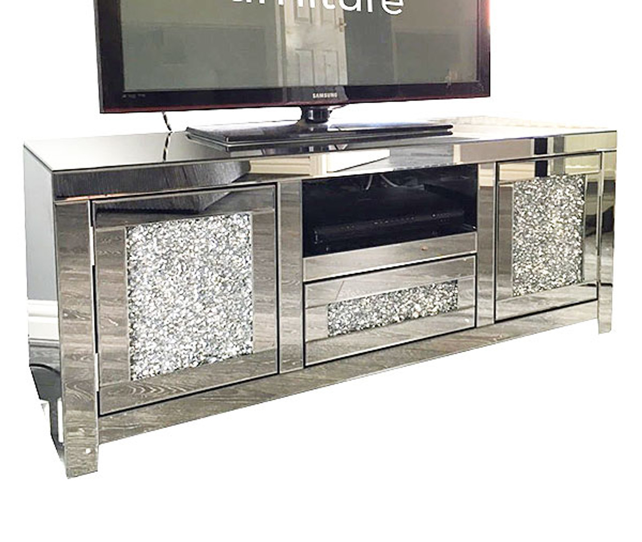 mirror tv table