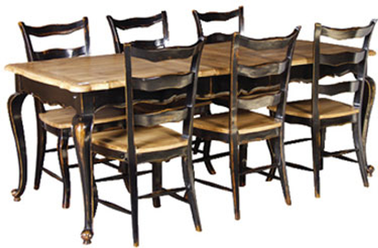 french country black dining chairs