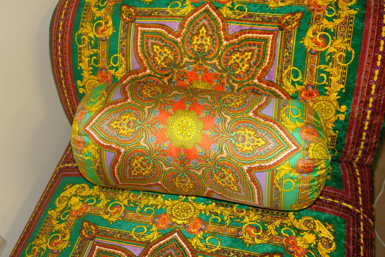 Antique Heavy Designer Silk Fabric versace 