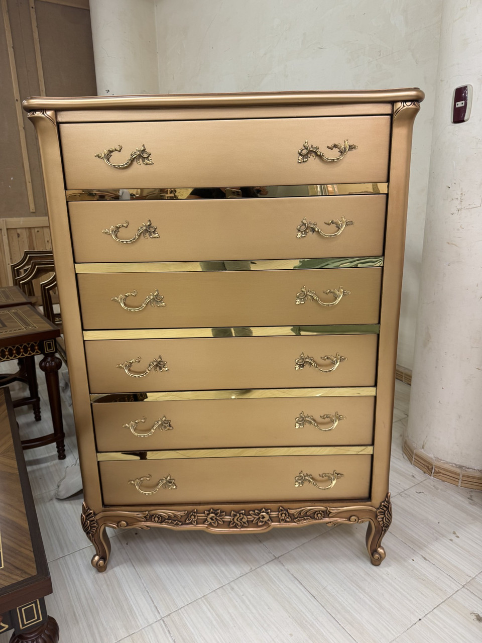 FRENCH GOLD GILT DRESSER
