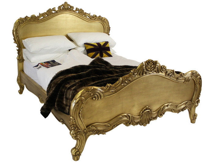 GOLD FRENCH BED FRAME