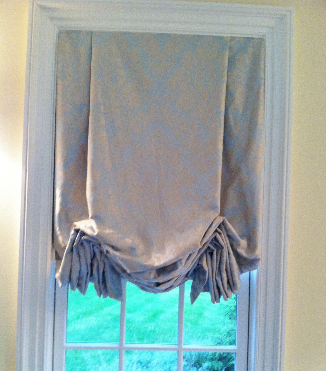 Soft Balloon Shade, Damask Balloon Shade