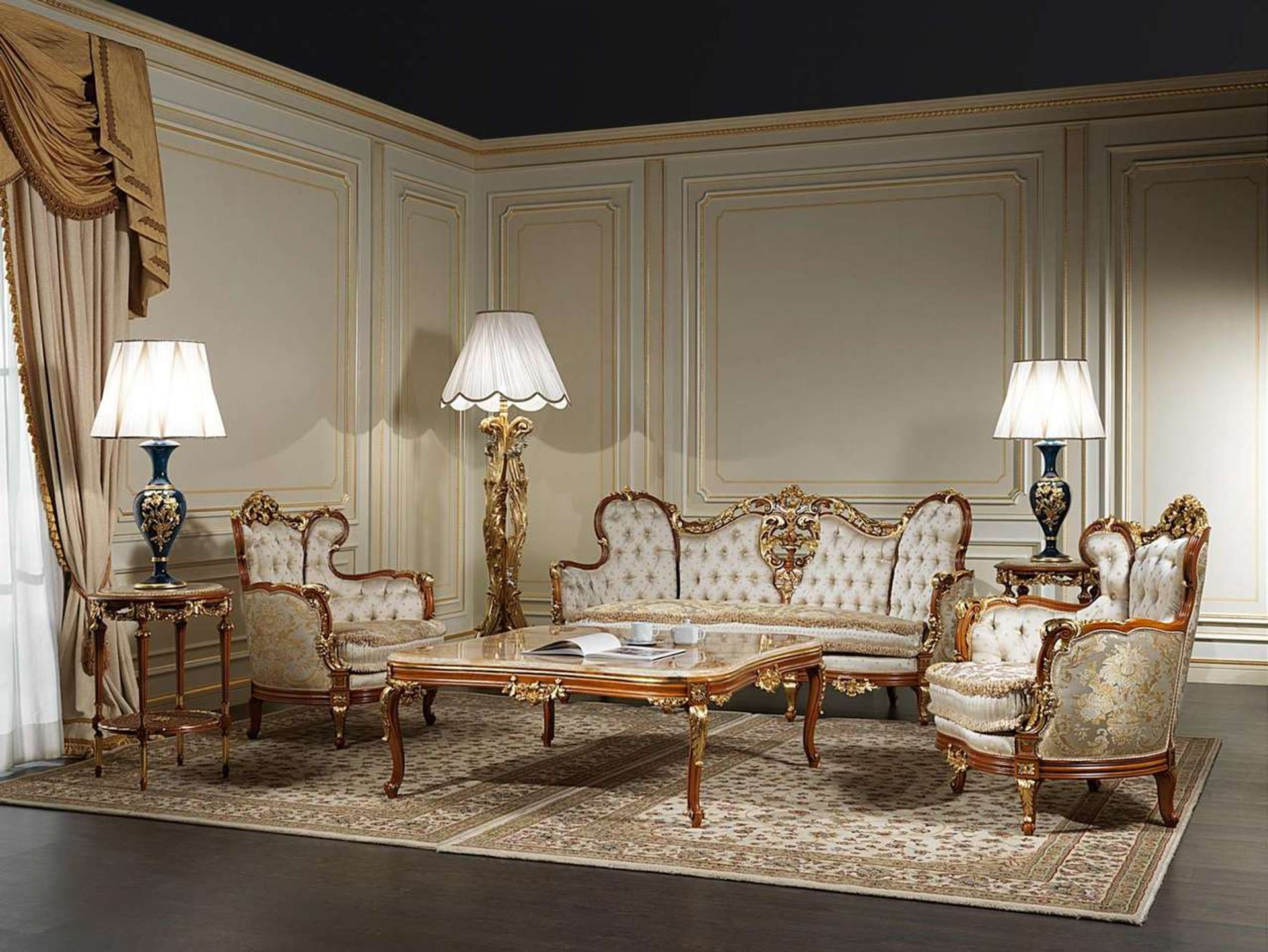Luxury Classic Living Room Furniture