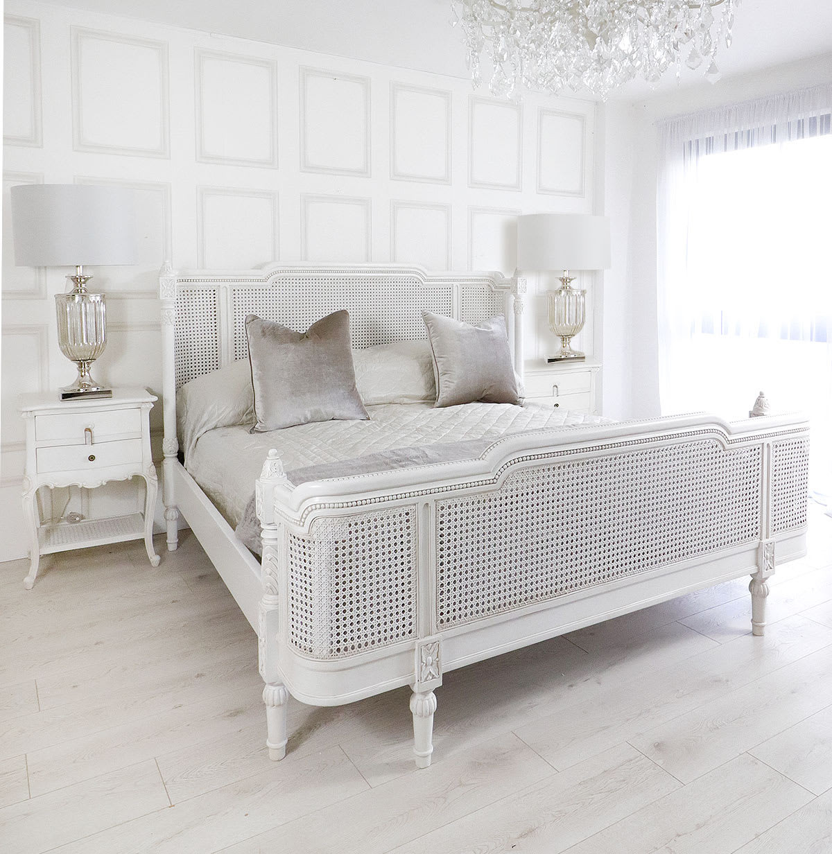 French Rattan Bedroom Furniture