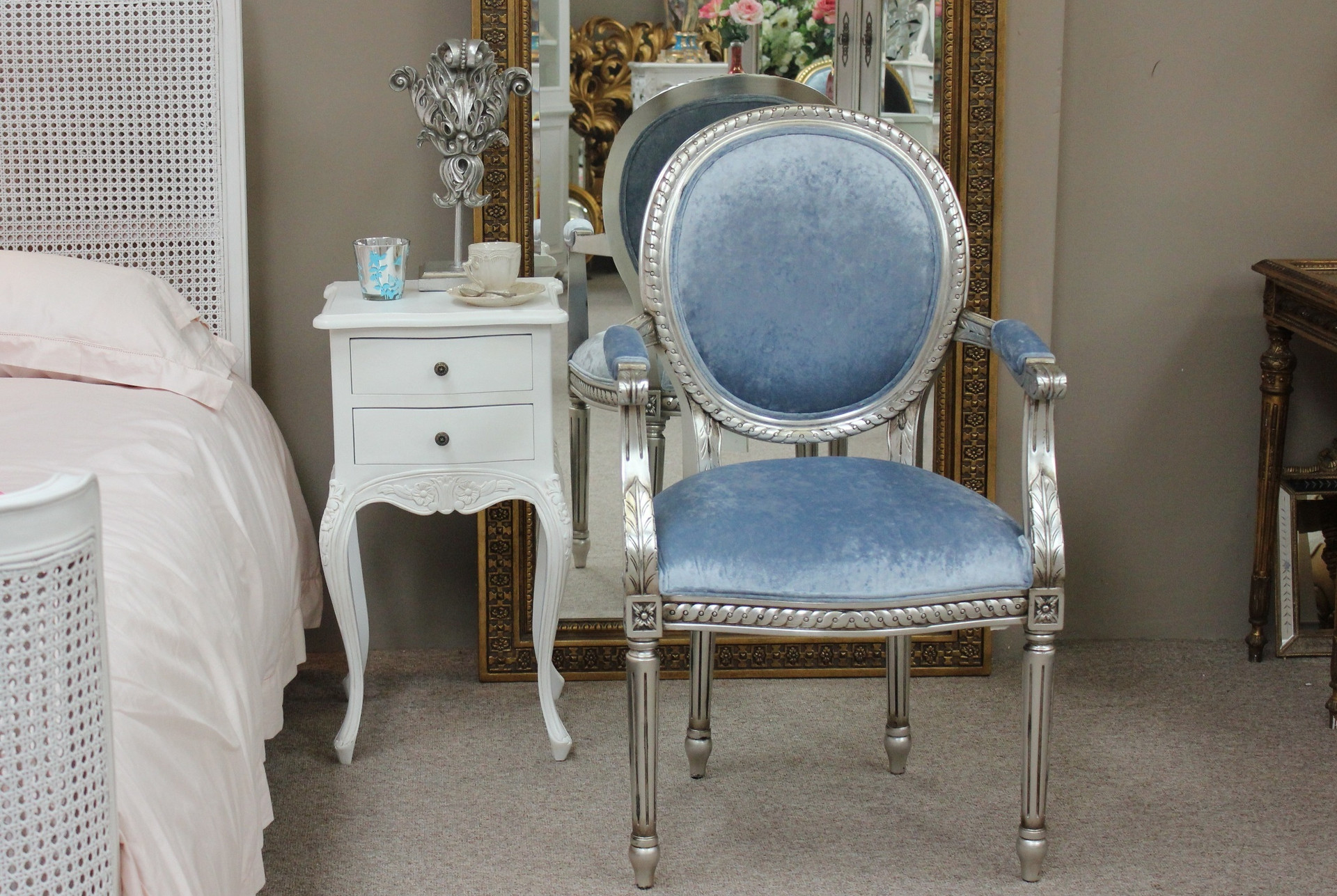 French Chair Blue French Country Furniture USA