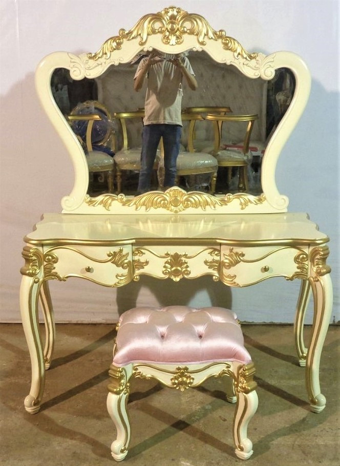Gold French Vanity