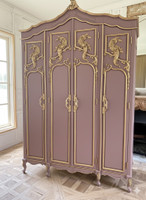 Pale violet red and gold Armoire