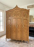 Birch burl veneer and gold