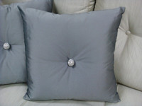 Carnaby Street Throw Pillow from Thundersley Home Essential's Diamante Collection, fabric by Designer Guild....212 889 1917