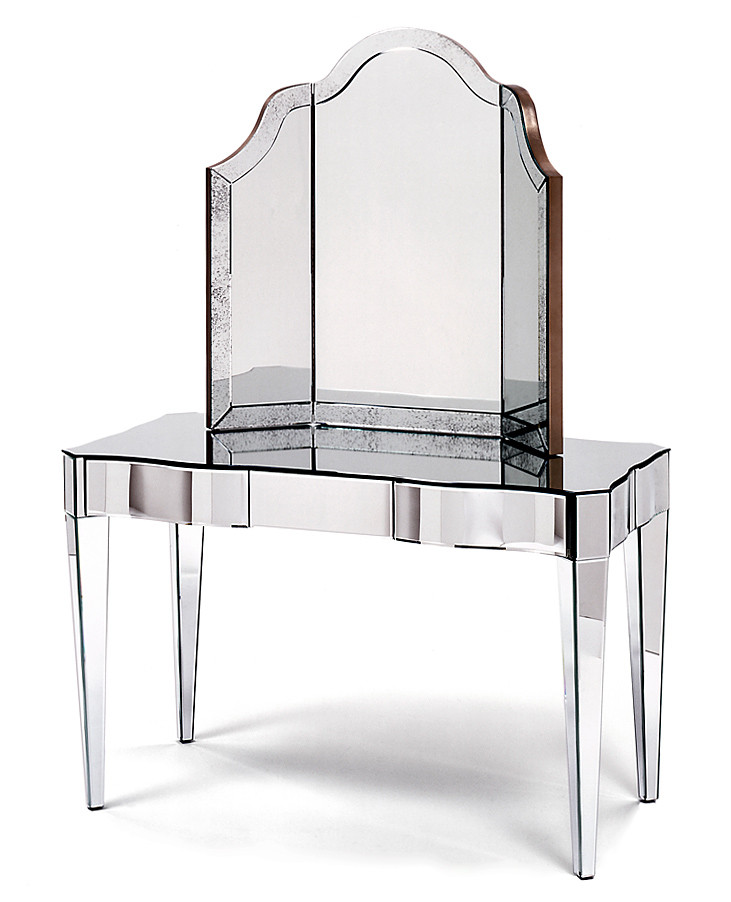 Mirrored Four Poster Bed, Luxury Mirrored Furniture