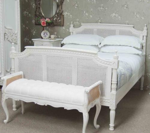 Rattan Bed, French Provincial Bedroom Furniture