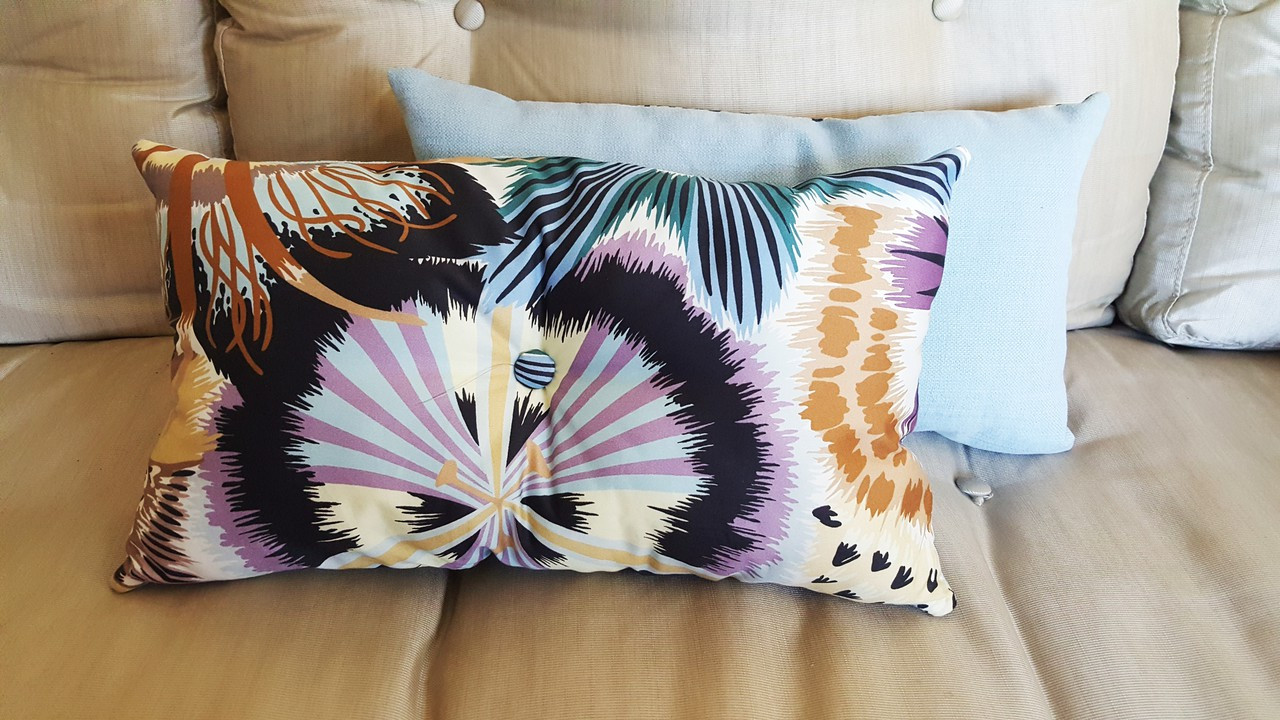 Missoni Olga Lumbar Pillow, Designer Throw Pillows