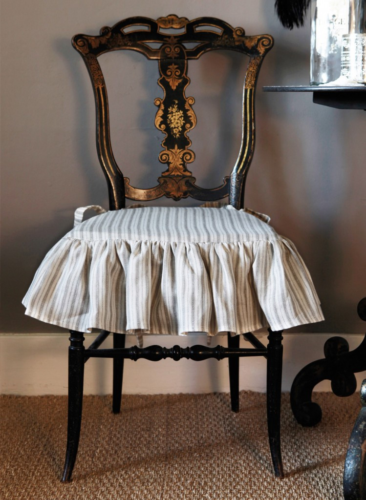 White Rattan Bedroom Chair