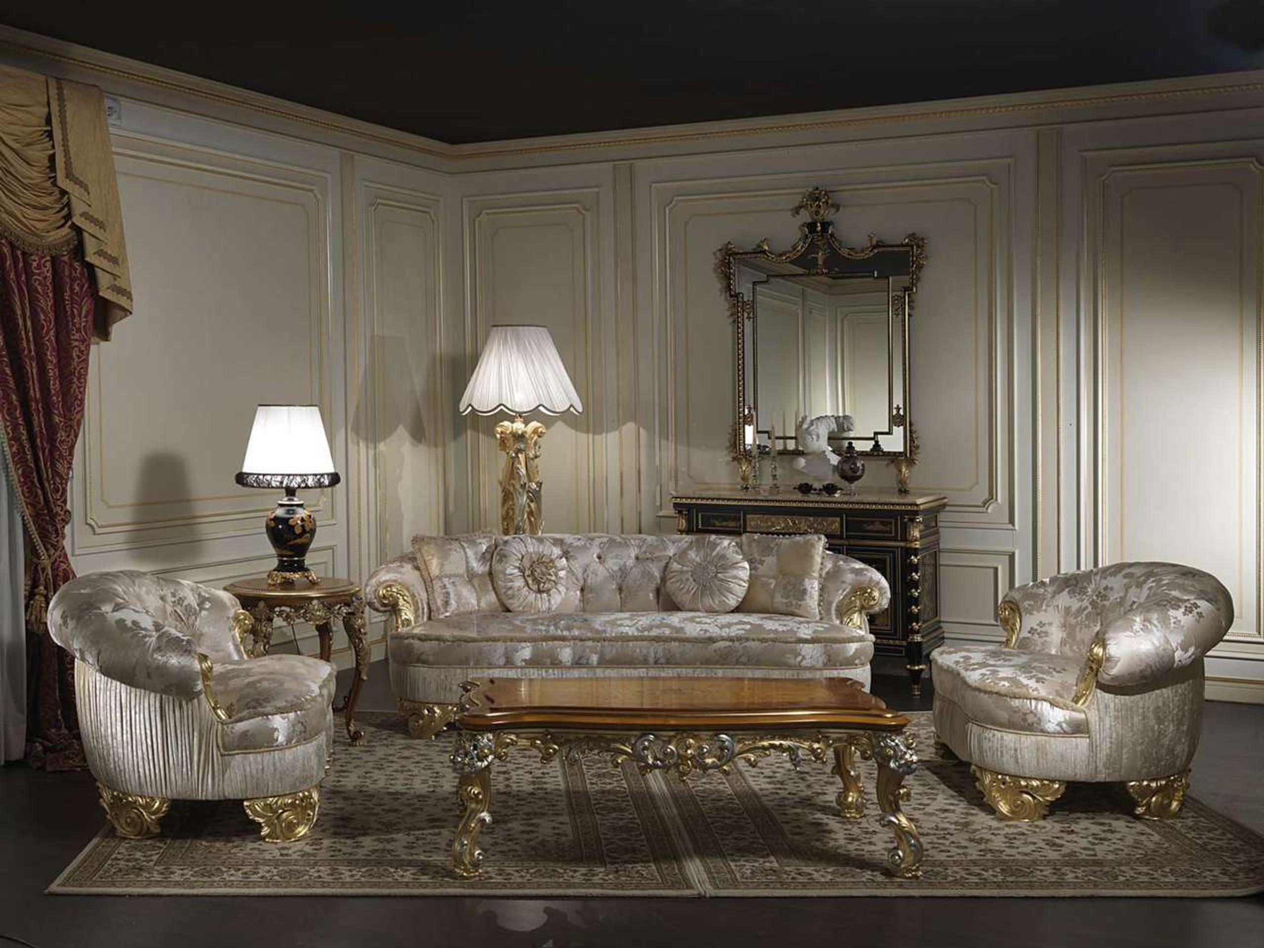 Living Room Set, Louis XVI Sofas & Chairs