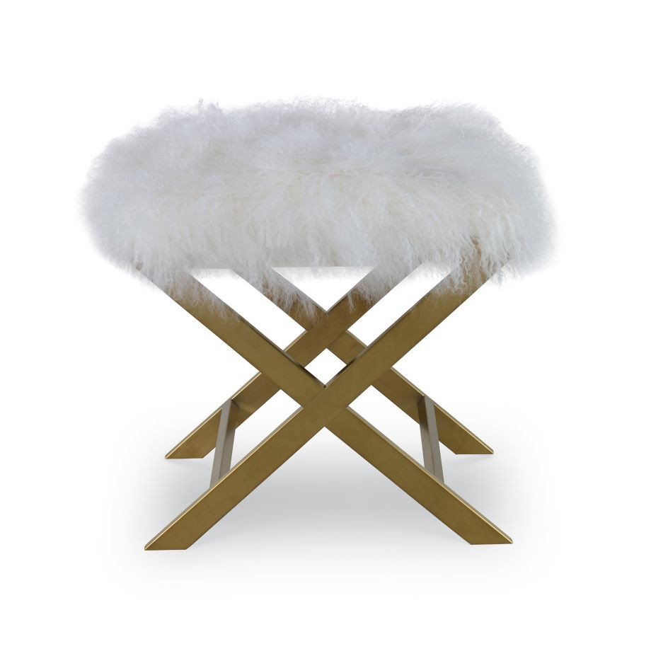 Buffi Stool BUFFY STOOL WHITE BY Kravet