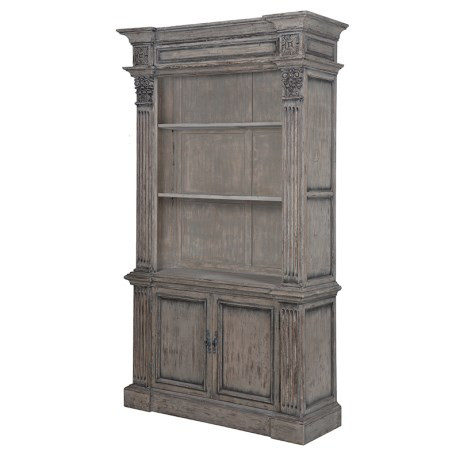 Grey Rustic Modern Bookcase