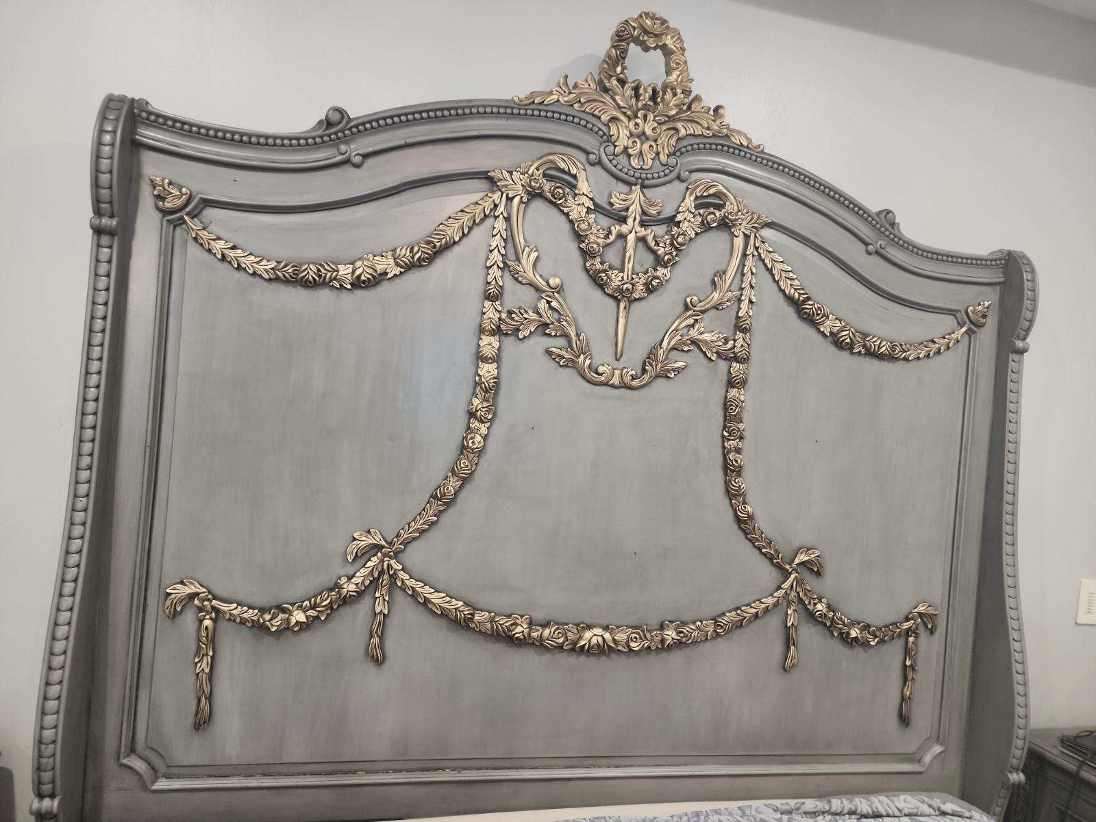 FRENCH BEDROOM SET WITH HIGH HEADBOARD
