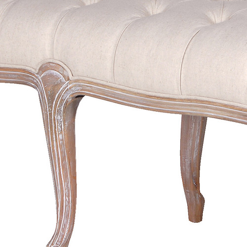 Shabby Chic Bench, Lime-washed