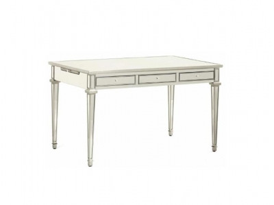 Writing Desk, Versailles-Desk Mirrored & Silver