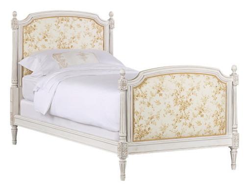 Louis XVI  Daybed with Trundle option, green and white finish