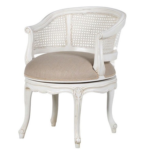 Chateau Rattan Bedroom Chair, White
