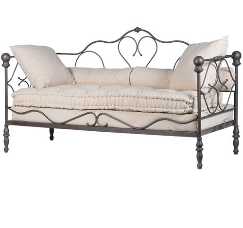 Ornate Iron Daybed
