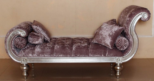 Hermes Tufted Rolled Arm Chaise