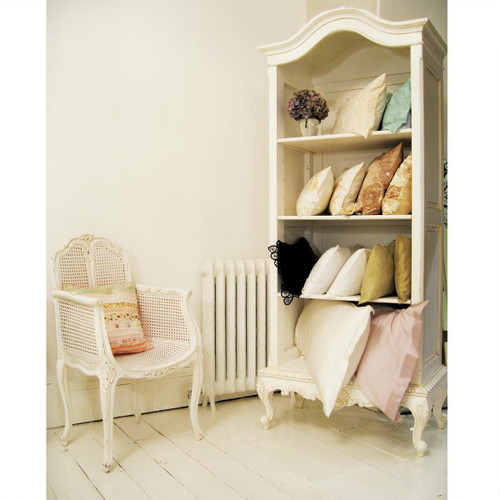 WHITE BOOKCASE FRENCH STYLE OPTION B
