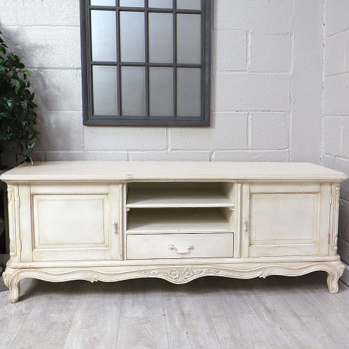 French Chateau French Ivory Low Sideboard TV Unit