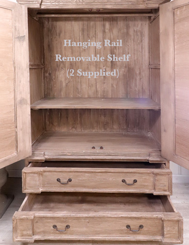 French Royal Grand Mirrored Wardrobe