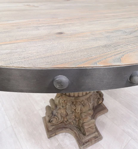 French Reclaimed Studs Dining Table