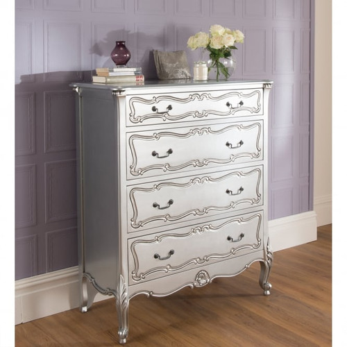 Silver French Chest of Drawers