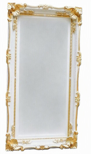 MADEMOISELLE FLOOR MIRROR, Cream and Gold