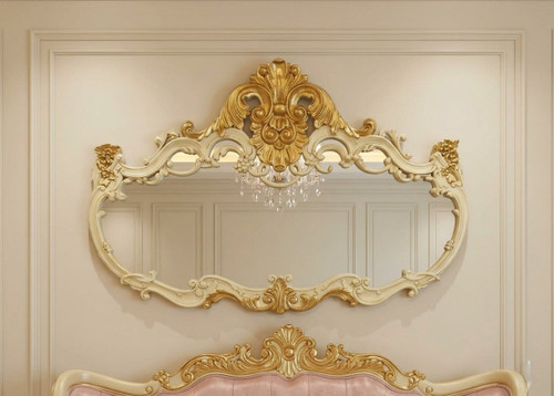 ROCOCO MIRROR CREAM AND GOLD